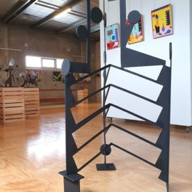 Bruce Webb, Communique' Welded Steel, paint, H128 x W68 x D70cm, $950