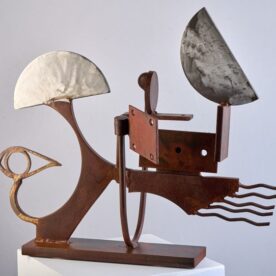 Bruce Webb, Safe Passage, Welded steel, H49 x W57 D32 x Dcm, $950