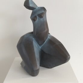 George Lianos, Geometric Woman #1, Cast stone, patina, Edition 2 of 25 39 x 24 x 18cm $1,050 orders taken