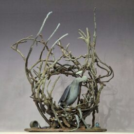 Larissa Gray, Hidden World, Bronze, Unique H50 x W45 x D14cm, $5,000 sold