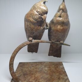 Lucy McEachern, Gang Gangs, Bronze, Edition of 25, 44 x 41 x 119cm, $8,000