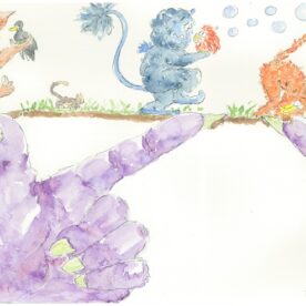 Sally Wilson Love Unseen Watercolour & Ink on paper 21 x 30cm $390 Sally Wilson Love Unseen Watercolour & Ink on paper 21 x 30cm $390