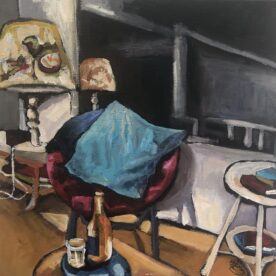 Veronica O'Leary Day's end Oil on canvas 30x30cm $580 C