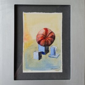 Viktor Kalinowski Abstract Watercolour pen paper aluminium frame 22 x 18cm $375 C Viktor Kalinowski Abstract Watercolour pen paper aluminium frame 22 x 18cm $375 C