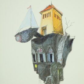 Viktor Kalinowski Berthed Watercolour Archer paper 28.5 x 18.5cm $250 C Viktor Kalinowski Berthed Watercolour Archer paper 28.5 x 18.5cm $250 C