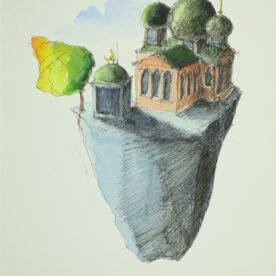 Viktor Kalinowski Floating Refuge Watercolour Archer paper 28.5 x 18.5cm $250 sold Viktor Kalinowski Floating Refuge Watercolour Archer paper 28.5 x 18.5cm $250 sold