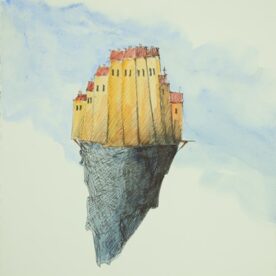 Viktor Kalinowski Island of Wonders Watercolour Archer paper Black frame & mount 28.5 x 18.5cm $485 C Viktor Kalinowski Island of Wonders Watercolour Archer paper Black frame & mount 28.5 x 18.5cm $485 C