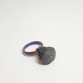 Viktor Kalinowski Ring #2 Titanium Lab Diamond Size Q $1150 Viktor Kalinowski Ring #2 Titanium Lab Diamond Size Q $1150