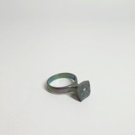 Viktor Kalinowski Ring #3 Titanium Diamond Size O-P $1150 Viktor Kalinowski Ring #3 Titanium Diamond Size O-P $1150
