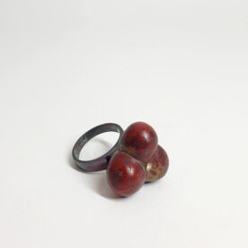 Viktor Kalinowski Ring #9 Titanium Jasper 18ct gold Diamond POA Viktor Kalinowski Ring #9 Titanium Jasper 18ct gold Diamond POA