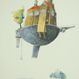 Viktor Kalinowski Sacred Hill Watercolour Archer paper 28.5 x 18.5cm $250 C Viktor Kalinowski Sacred Hill Watercolour Archer paper 28.5 x 18.5cm $250 C