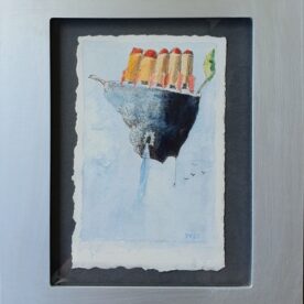 Viktor Kalinowski Spaceship Watercolour pen paper aluminium frame 22 x 18cm $375 C Viktor Kalinowski Spaceship Watercolour pen paper aluminium frame 22 x 18cm $375 C