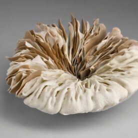 Amy Kennedy, On Dry Land, 2024, artist blend clay glaze material, H10 X W22 x D20cm, $1600 Sold Photo Andrew Sikorksi. Amy Kennedy, On Dry Land, 2024, artist blend clay glaze material, H10 X W22 x D20cm, $1600 Sold Photo Andrew Sikorksi.