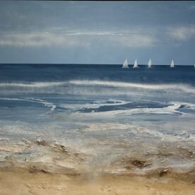 Georgie Gall A Coastline & Between Acrylic & oil 105 x 155cm $3,950 sold Georgie Gall A Coastline & Between Acrylic & oil 105 x 155cm $3,950 sold