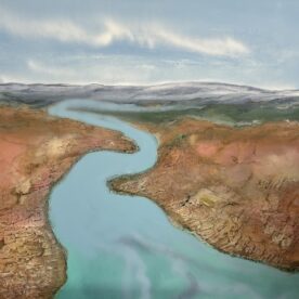 Georgie Gall The Water Always Remebers Acrylic & Oil on canvas 105 x 105cm Natural frame $2,950 Georgie Gall The Water Always Remebers Acrylic & Oil on canvas 105 x 105cm Natural frame $2,950