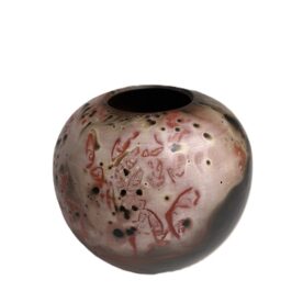 Joseph Silver Memories of the Fire Stoneware Saggar fired 14 x 15cm $270 sold Joseph Silver Memories of the Fire Stoneware Saggar fired 14 x 15cm $270 sold