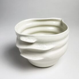 Kirsty Manger Blanc Edge Porcelain 13 x 19 x 15cm $325 Kirsty Manger Blanc Edge Porcelain 13 x 19 x 15cm $325