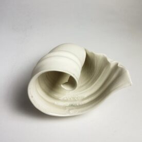 Kirsty Manger Blanc Tide Cycles Porcelain 13 x 24 x 18cm $350 sold Kirsty Manger Blanc Tide Cycles Porcelain 13 x 24 x 18cm $350 sold