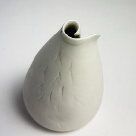 Kirsty Manger Blanc Tidemarks Porcelain 14 x 10 x 10cm $250 Kirsty Manger Blanc Tidemarks Porcelain 14 x 10 x 10cm $250