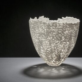 Riti Malik Where Light Gathers, Lumina Porcelain, 19 x 20cm $880 Riti Malik Where Light Gathers, Lumina Porcelain, 19 x 20cm $880