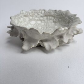 Sophia Legoe Blanc Bloom #3 8 x 21cm Mid-fire multiple glaze $220 sold Sophia Legoe Blanc Bloom #3 8 x 21cm Mid-fire multiple glaze $220 sold