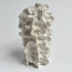 Sophia Legoe Blanc For the Flowers #1 18 x 11cm Mid-fire clay, glaze $220 Sophia Legoe Blanc For the Flowers #1 18 x 11cm Mid-fire clay, glaze $220