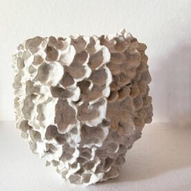 Sophia Legoe Gocalypta Mid-fire oxidation clay and glazes 30 x 30cm $550 sold Sophia Legoe Gocalypta Mid-fire oxidation clay and glazes 30 x 30cm $550 sold