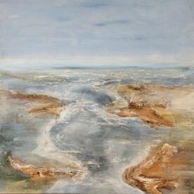 Georgie Gall A Passage Carved Through Time Acrylic & Oil on Canvas 49 x 49cm Oak frame $550 Georgie Gall A Passage Carved Through Time Acrylic & Oil on Canvas 49 x 49cm Oak frame $550