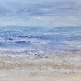 Georgie Gall Soothing Sea acrylic & Oil on canvas 30 x 35cm Oak frame $400 sold Georgie Gall Soothing Sea acrylic & Oil on canvas 30 x 35cm Oak frame $400 sold