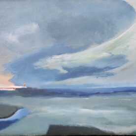 GL This Little Light of Mine Acrylic on canvas 43 x 84cm Black frame $1,000 sold
