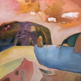 Gordon Lingard A Fish Out of Water Mixed media 105 x 105cm Natural frame $2,300 sold