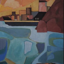 Gordon Lingard Cargo Acrylic on canvas 840 x 640mm Oak frame $1,400