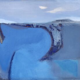 Gordon Lingard Give Me Shelter Acrylic on baord 29 x 37cm Natural frame $495 sold