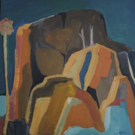 Gordon Lingard I Will HIde Here Acrylic 50 x 50cm Framed $800