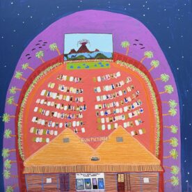 Wayne Elliott 'Sun Theatre' Original Sold, Limited edition of 10 reproduction available 50 x 50cm $900,